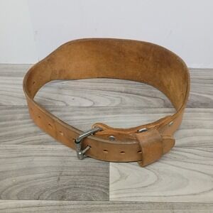 Vintage Altus Leather Weight Power Lifting Belt Size S Small (24-28)